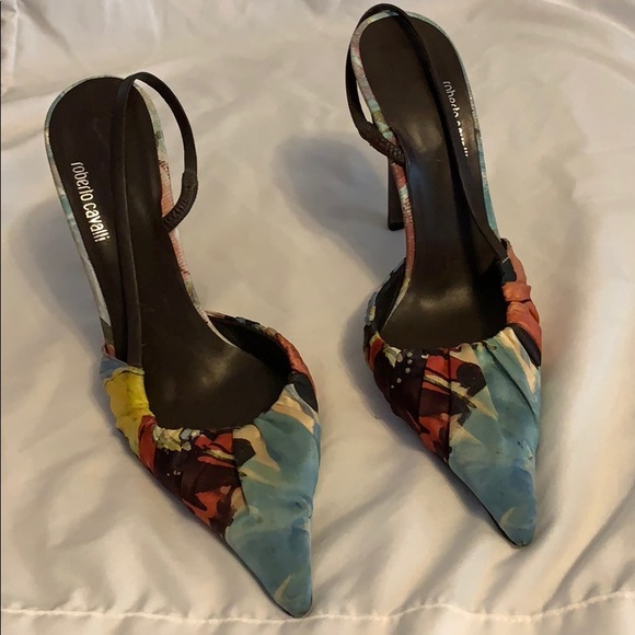 Roberto Cavalli Sling Back heels - Picture 2 of 9